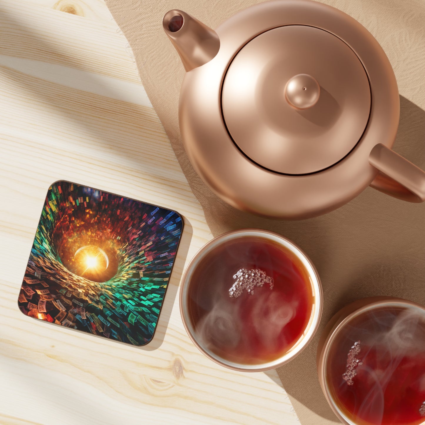 Potion Coaster- Money Vortex (single coaster)