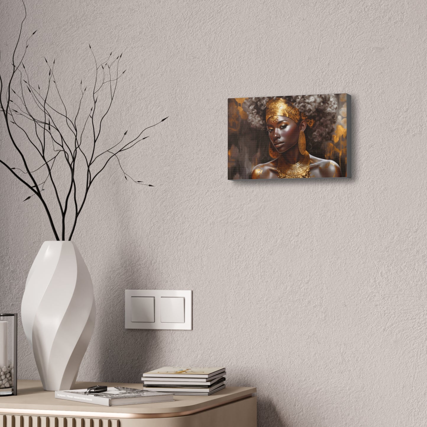 Sacred Metal Goddess Series #1 Canvas