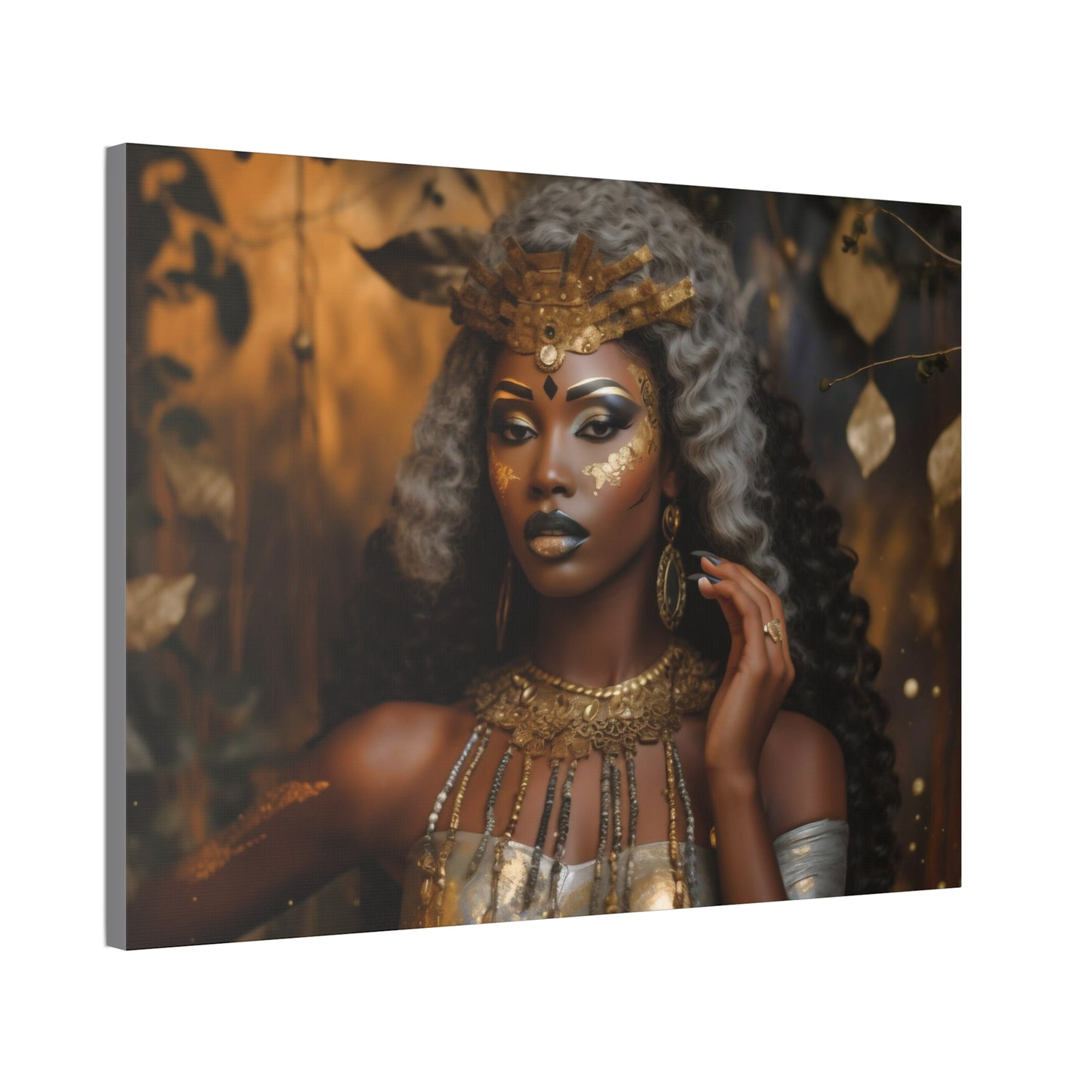 Sacred Metal Goddess Series #4 Canvas