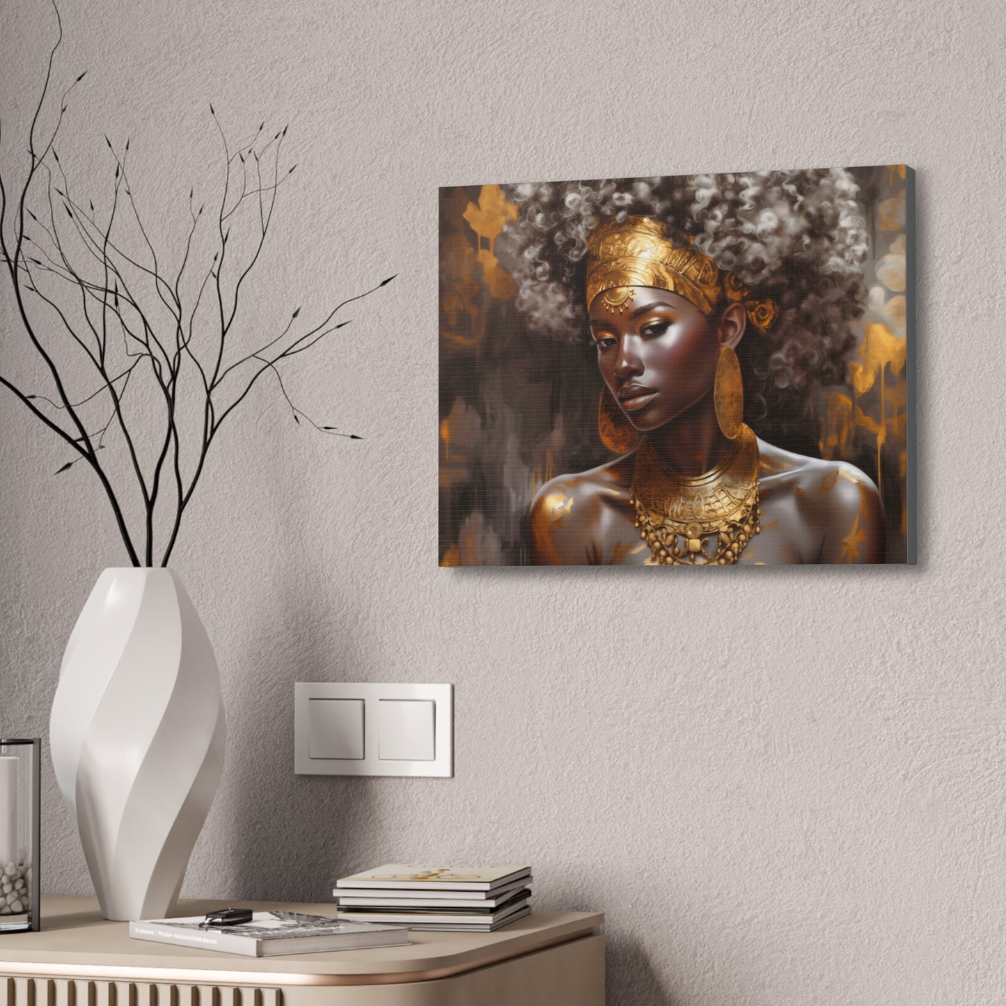 Sacred Metal Goddess Series #1 Canvas