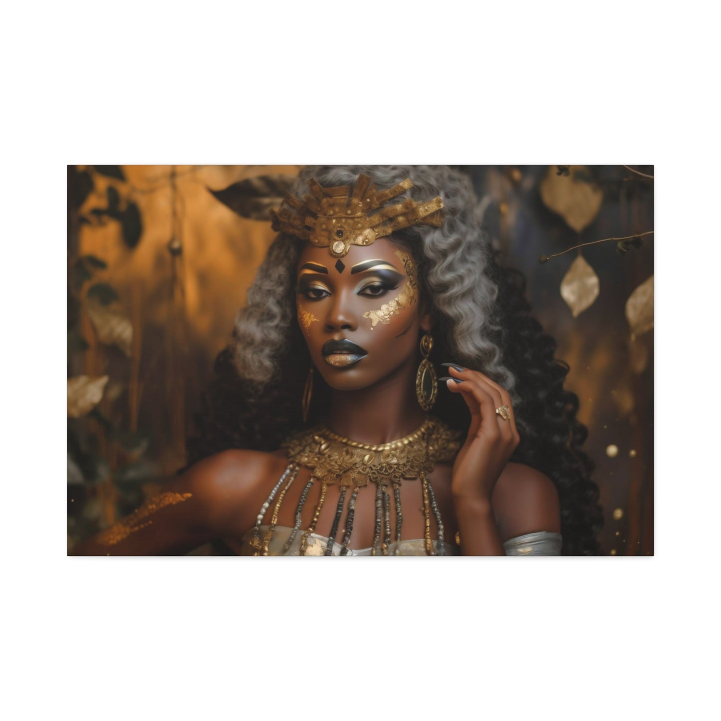 Sacred Metal Goddess Series #4 Canvas