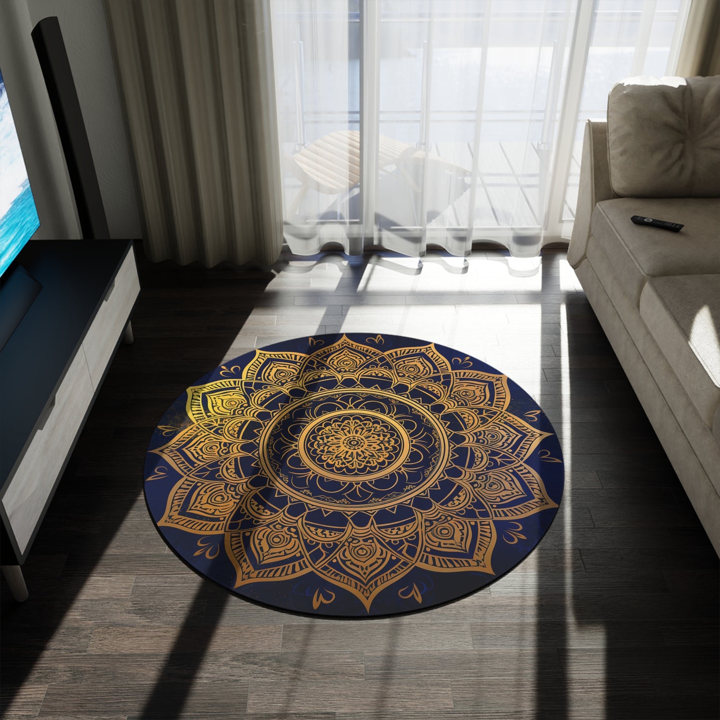 Mandala Round Meditation/Ritual Rug