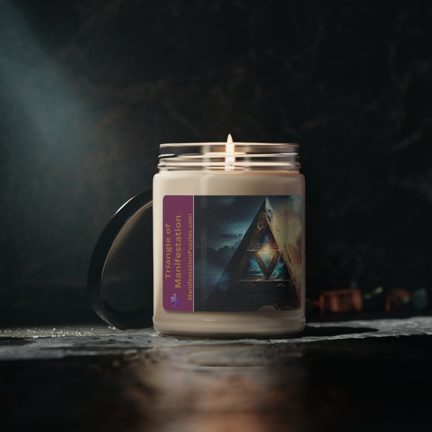 Triangle of Manifestation Candle, 9oz