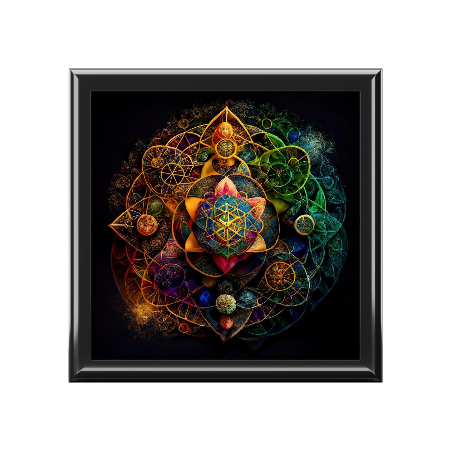 Crystal Amplifier Box -Sacred Geometry