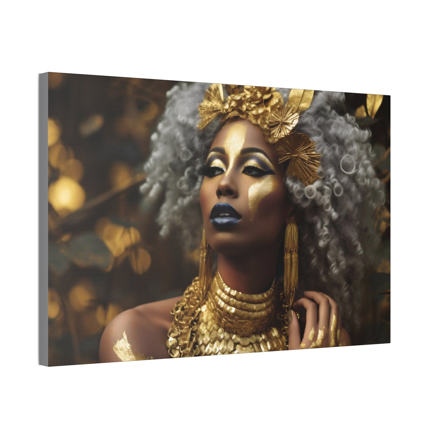 Sacred Metal Goddess Series #3 Canvas