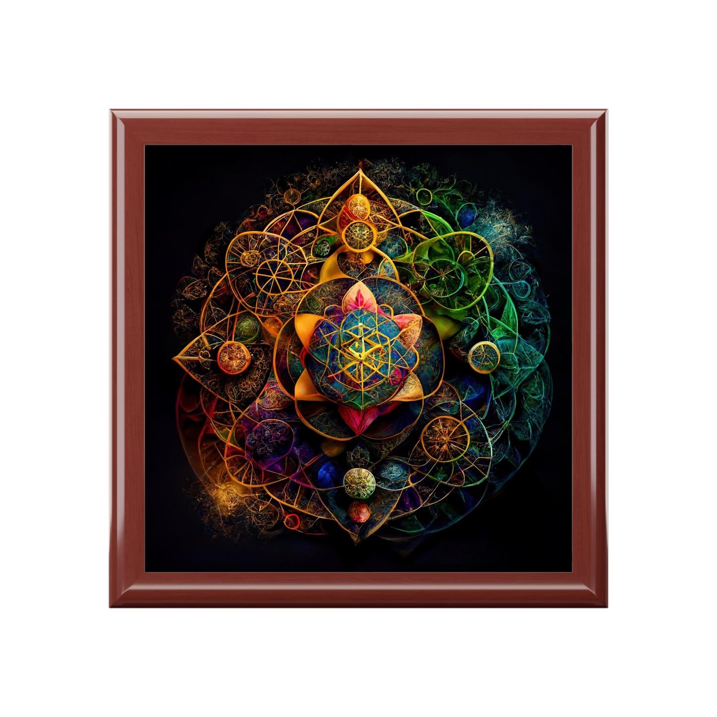 Crystal Amplifier Box -Sacred Geometry