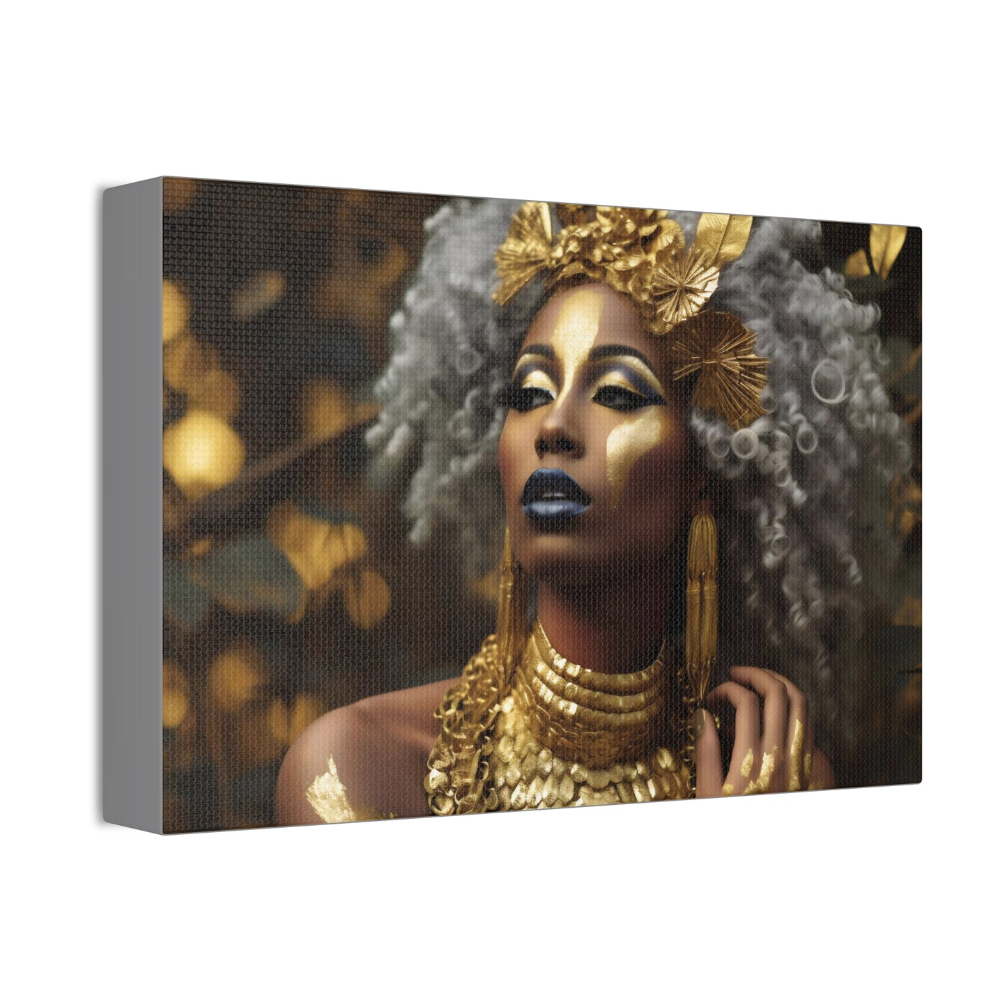 Sacred Metal Goddess Series #3 Canvas