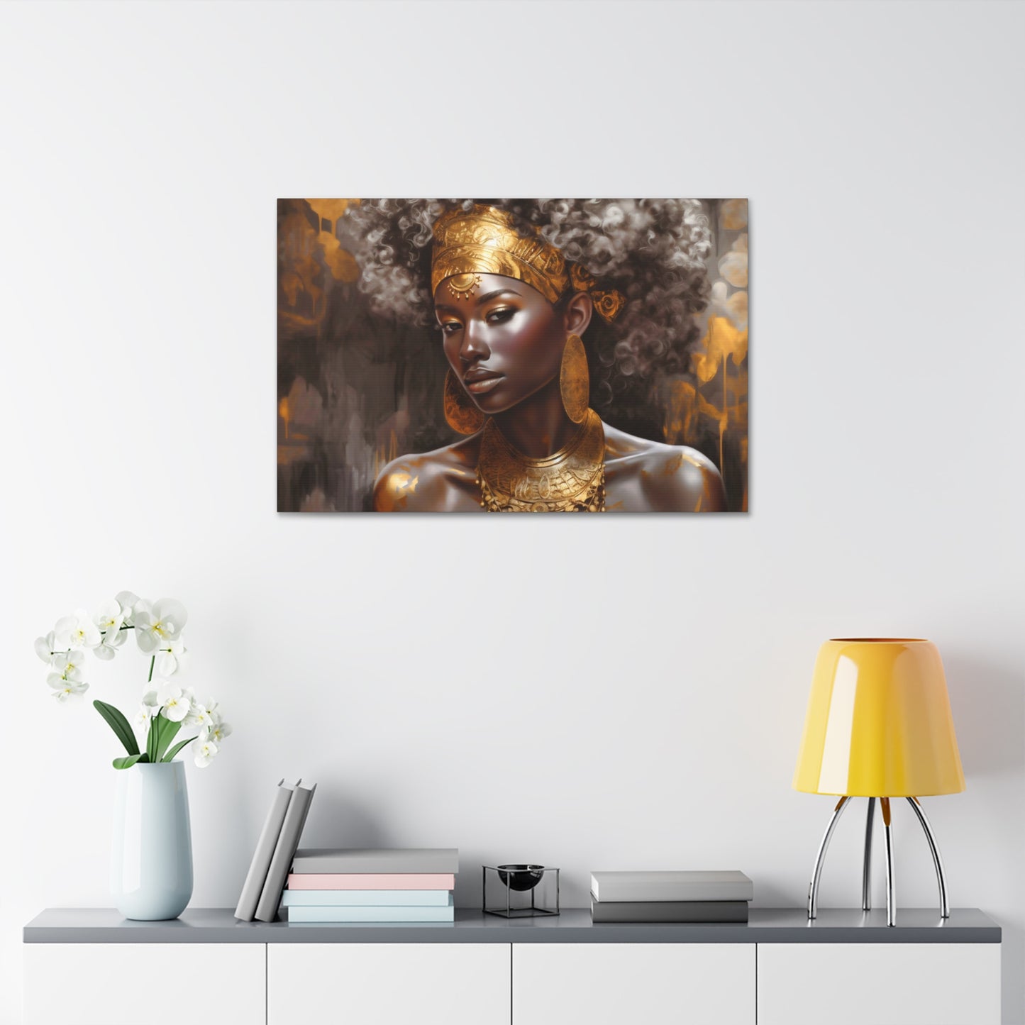 Sacred Metal Goddess Series #1 Canvas