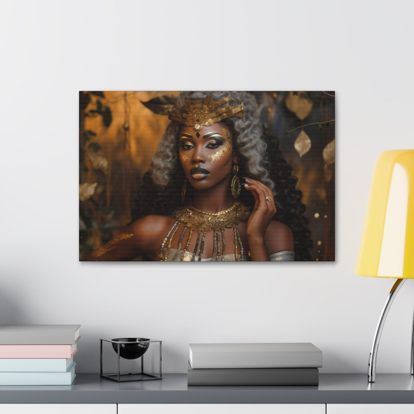 Sacred Metal Goddess Series #4 Canvas