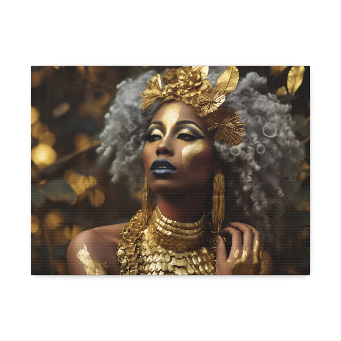 Sacred Metal Goddess Series #3 Canvas