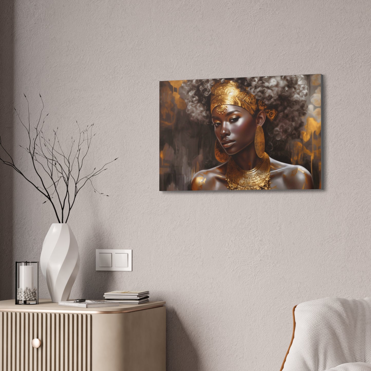 Sacred Metal Goddess Series #1 Canvas
