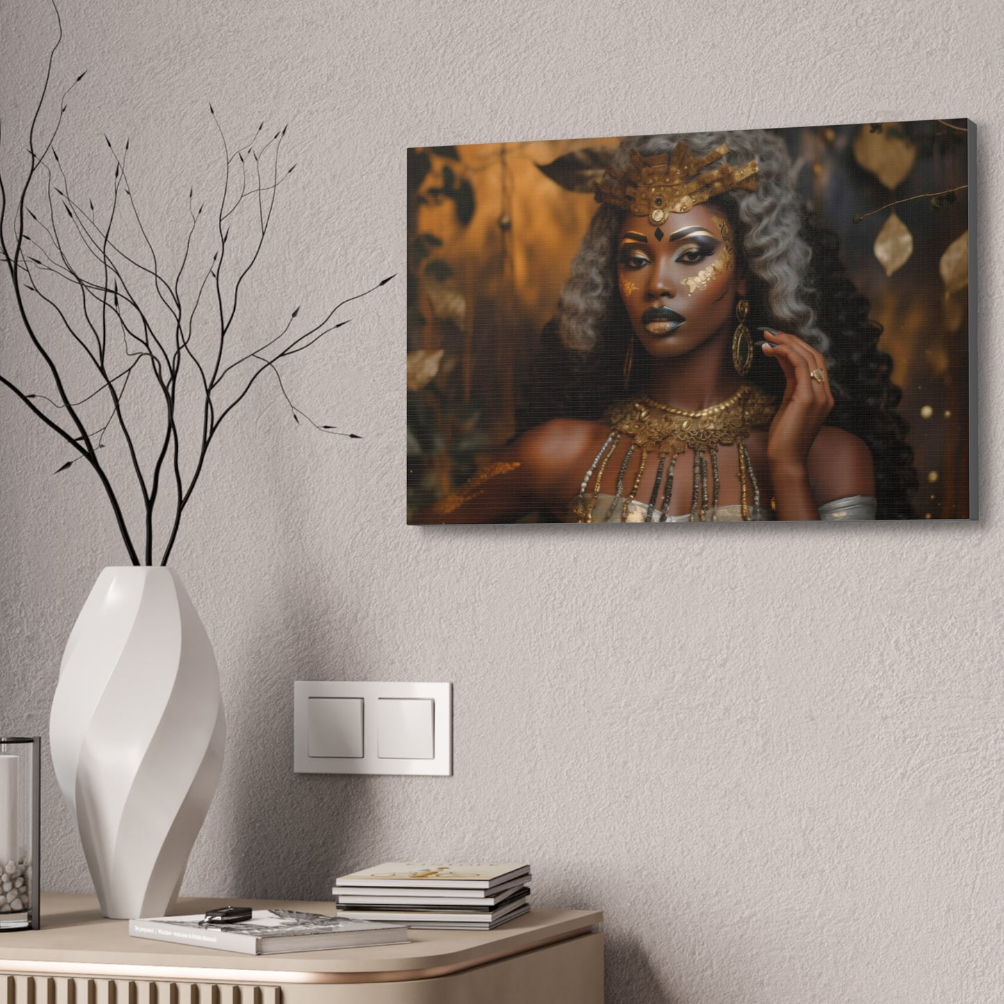 Sacred Metal Goddess Series #4 Canvas
