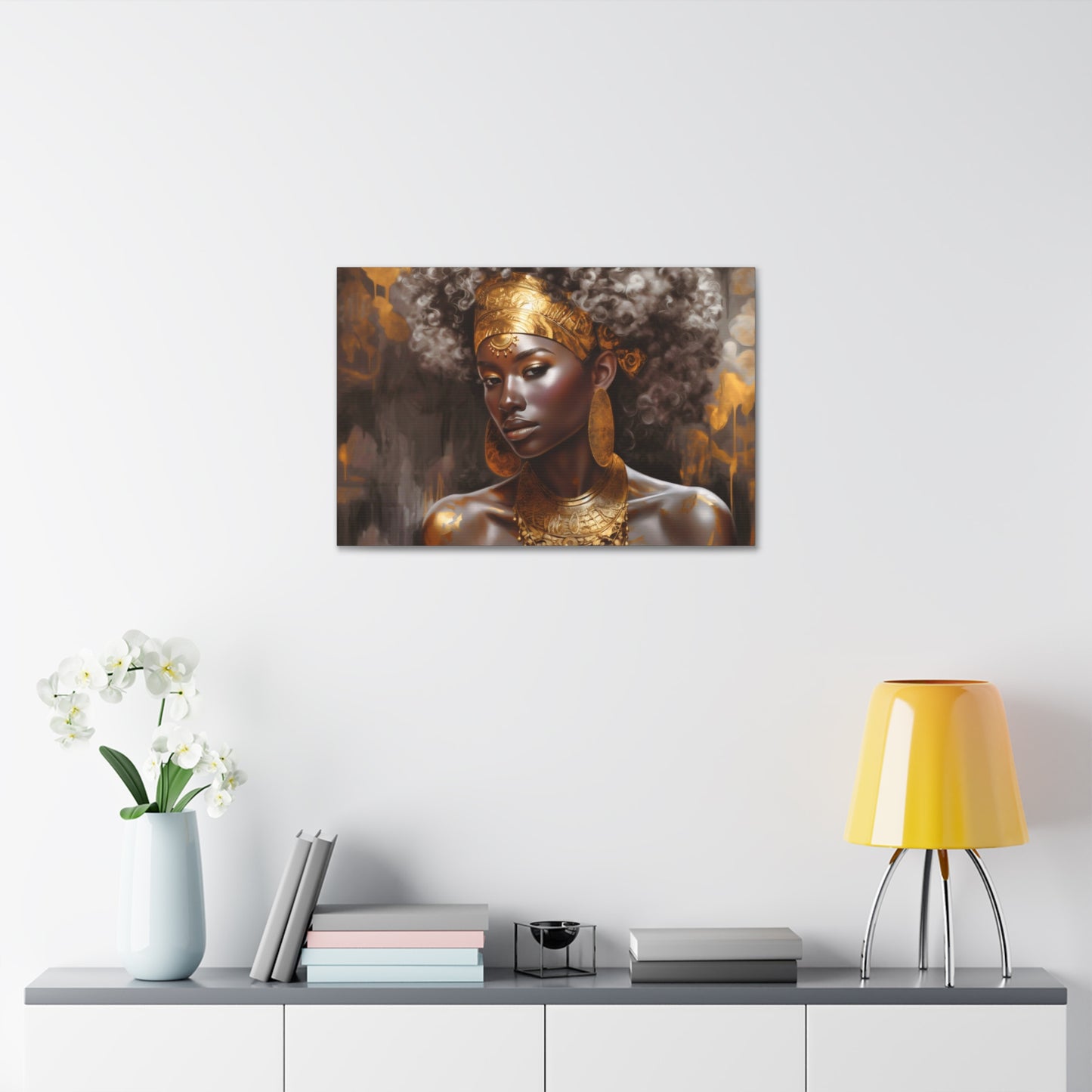 Sacred Metal Goddess Series #1 Canvas