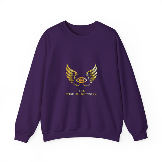TWN Crewneck Sweatshirt - The Wisdom Network - Unisex Heavy Blend