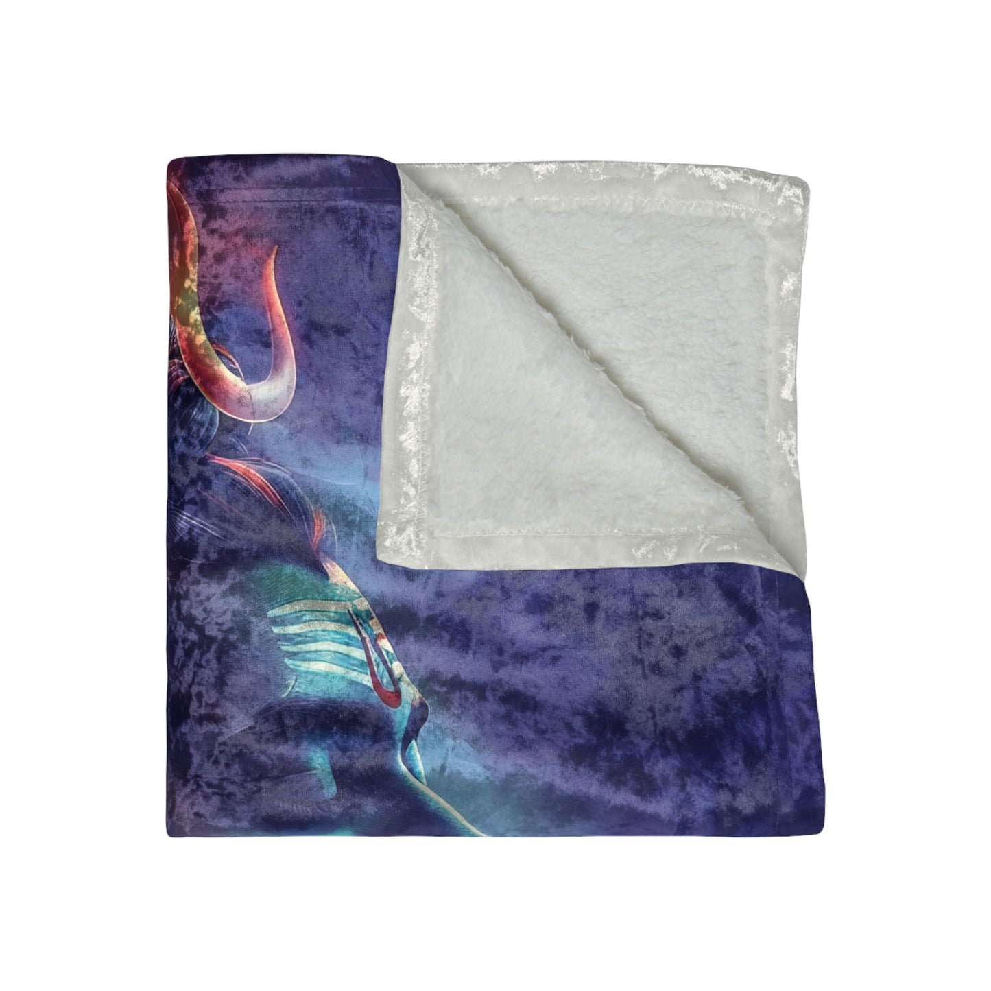 Shiva #1 Crushed Velvet Blanket