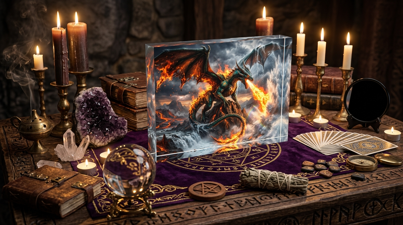 Elemental Mastery Dragon Altar Block