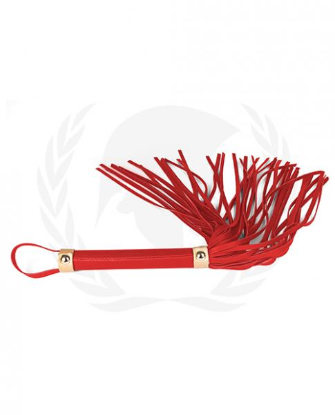Kundalini Energized Tassle Whip- Red