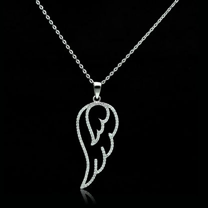 Spiritual Wings Enhancement Necklace -Sterling Silver