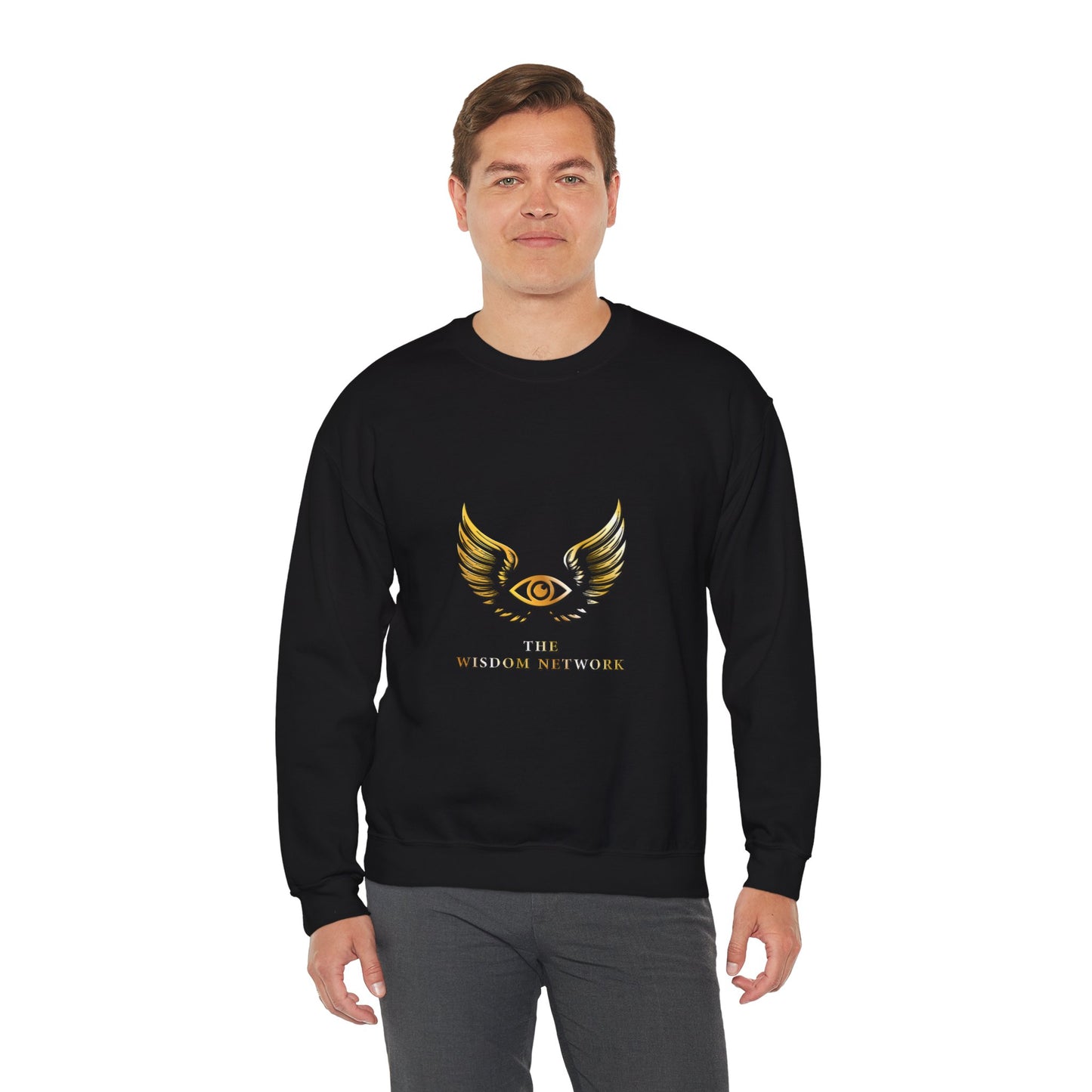 TWN Crewneck Sweatshirt - The Wisdom Network - Unisex Heavy Blend