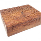 Tree of Life Hand Carved Wood Amplifier Box 5"x7"