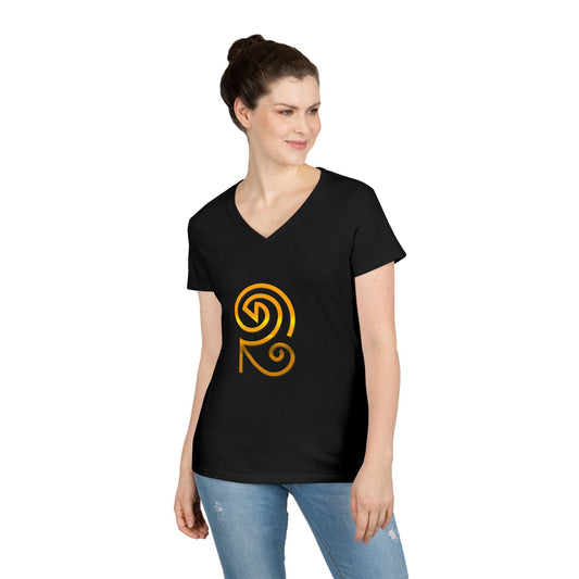 Book of Rasheeda Ladies' V-Neck T-Shirt - Mystic Temple