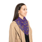 Mystic Temple Scarf - Book of Rasheeda Sigil (purple)