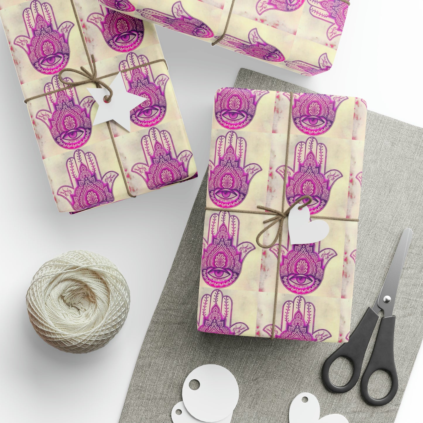 Hamsa, Hand of Fatima, Wrapping Paper