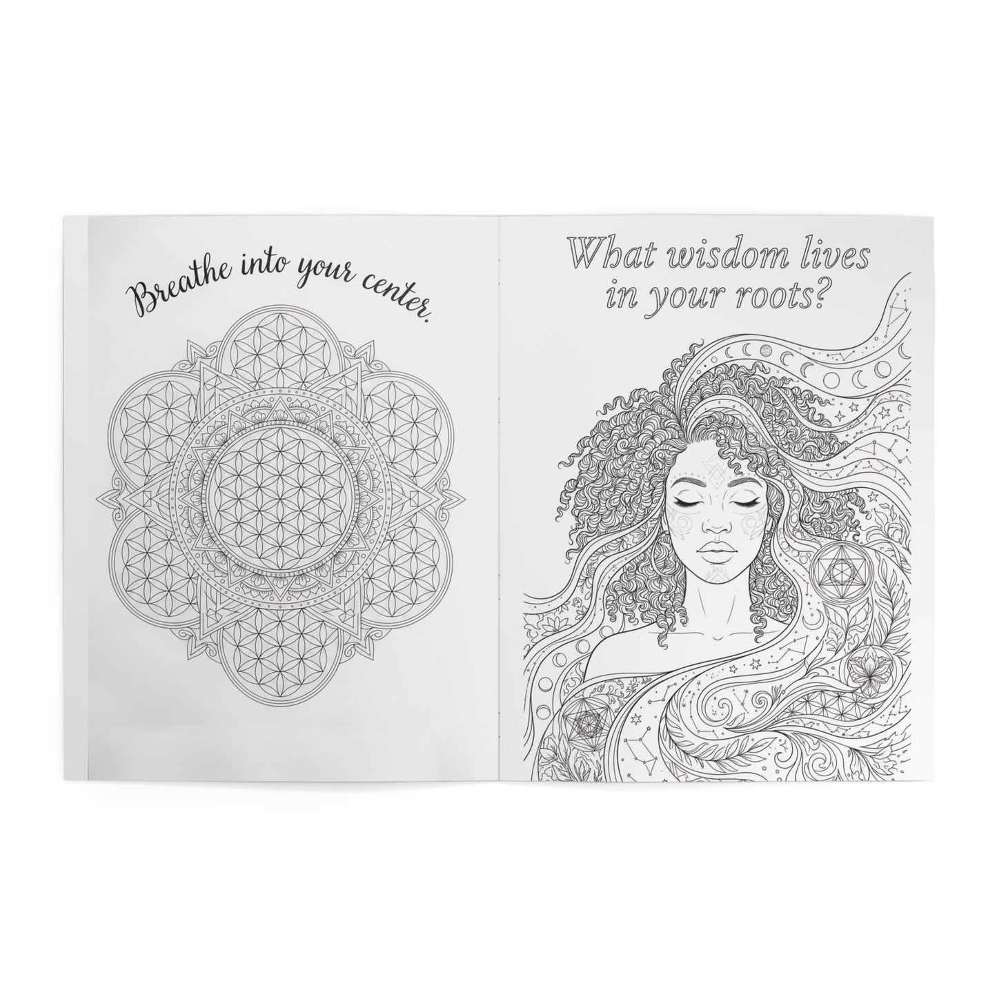 Timelines of the Soul Coloring Book — Intuitive Spiritual Art for Mindful Relaxation