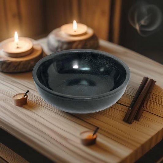 Black Marble Truth Scrying Bowl