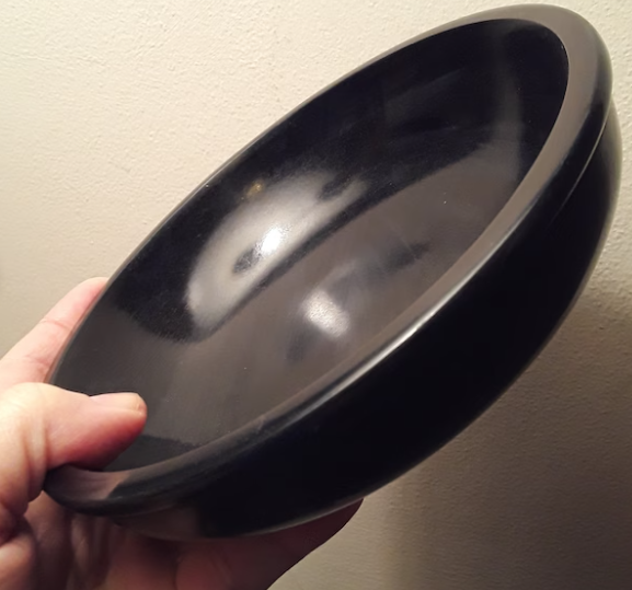 Black Marble Truth Scrying Bowl