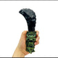 Mayan Obsidian Ritual Knife (Energy Clearing & Removal) -Large with Stand