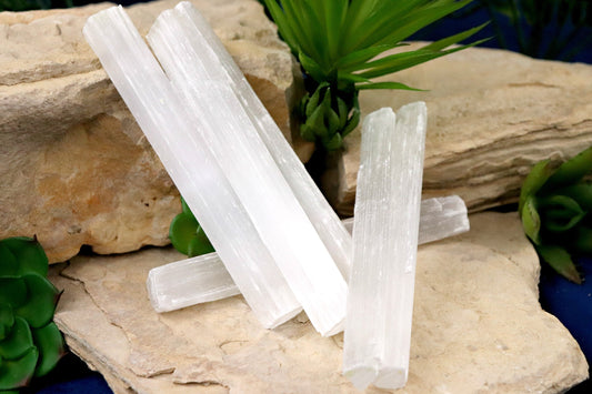 Healing Selenite Wands (2)