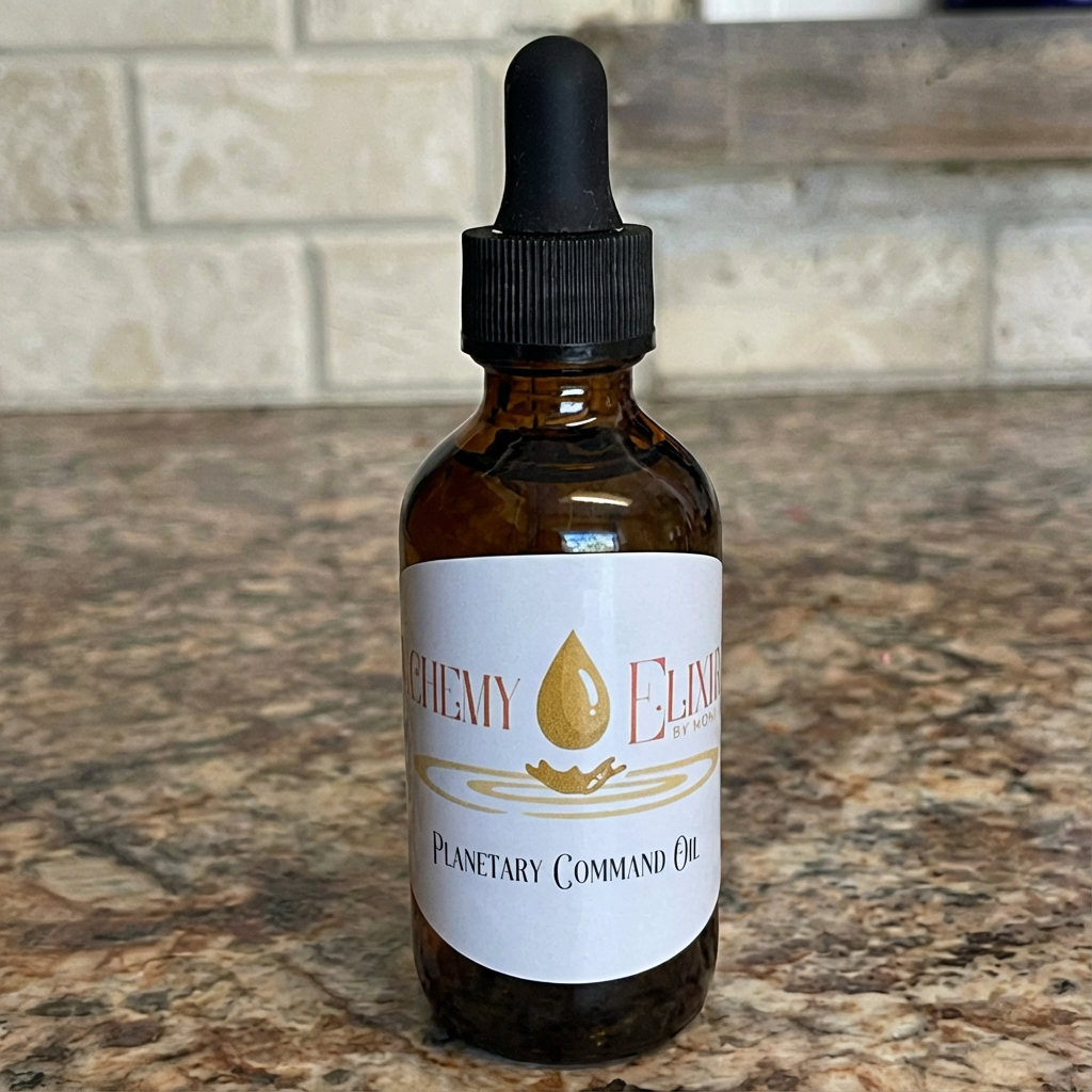 Planetary Command Oil - shapeshifts and responds to your intentions- 2oz