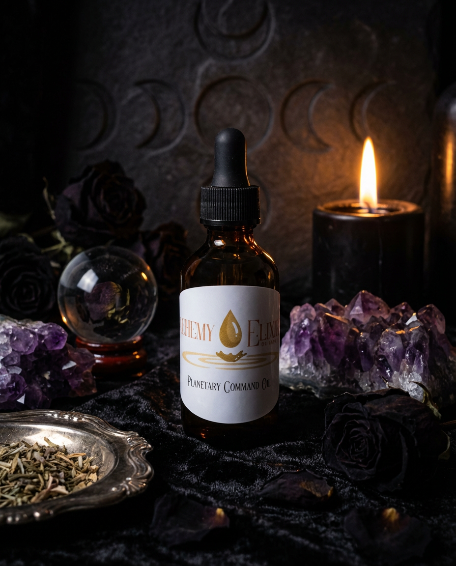 Planetary Command Oil - shapeshifts and responds to your intentions- 2oz
