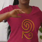 Book of Rasheeda Ladies' V-Neck T-Shirt - Mystic Temple