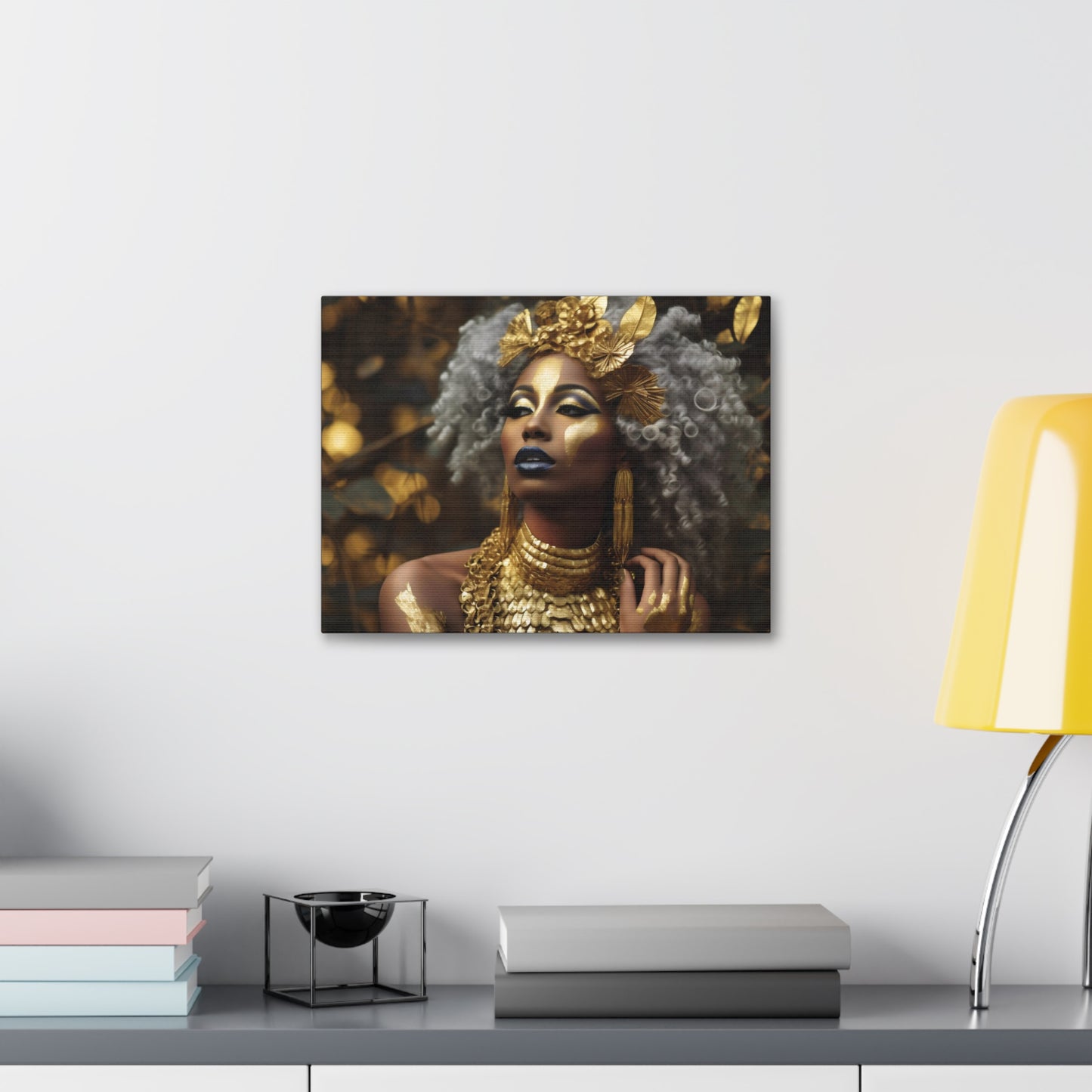 Sacred Metal Goddess Series #3 Canvas