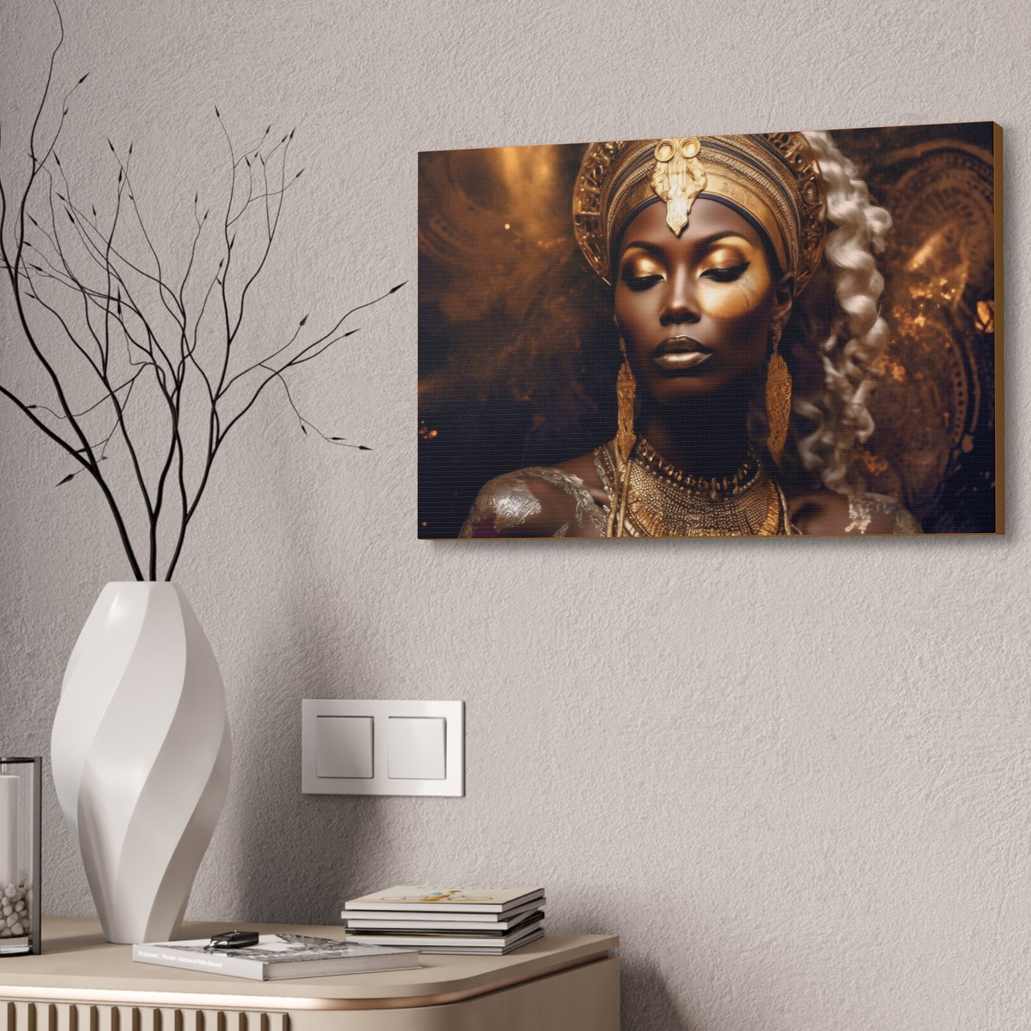 Sacred Metal Goddess Series #2 Canvas