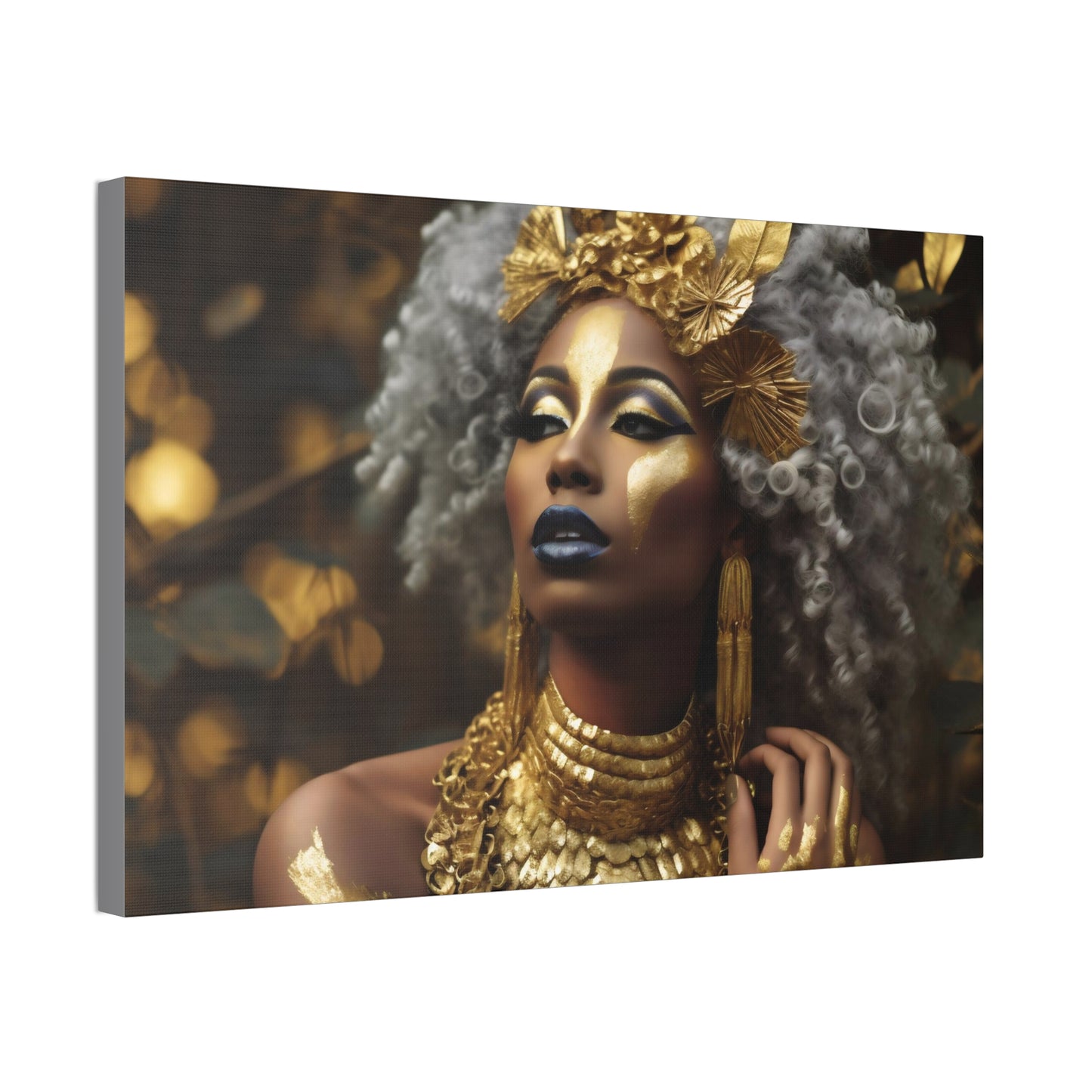 Sacred Metal Goddess Series #3 Canvas