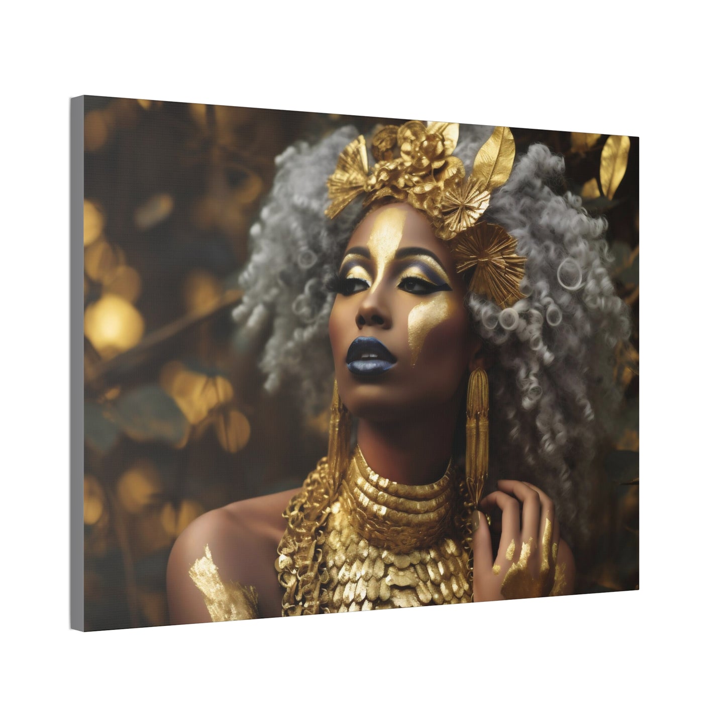 Sacred Metal Goddess Series #3 Canvas