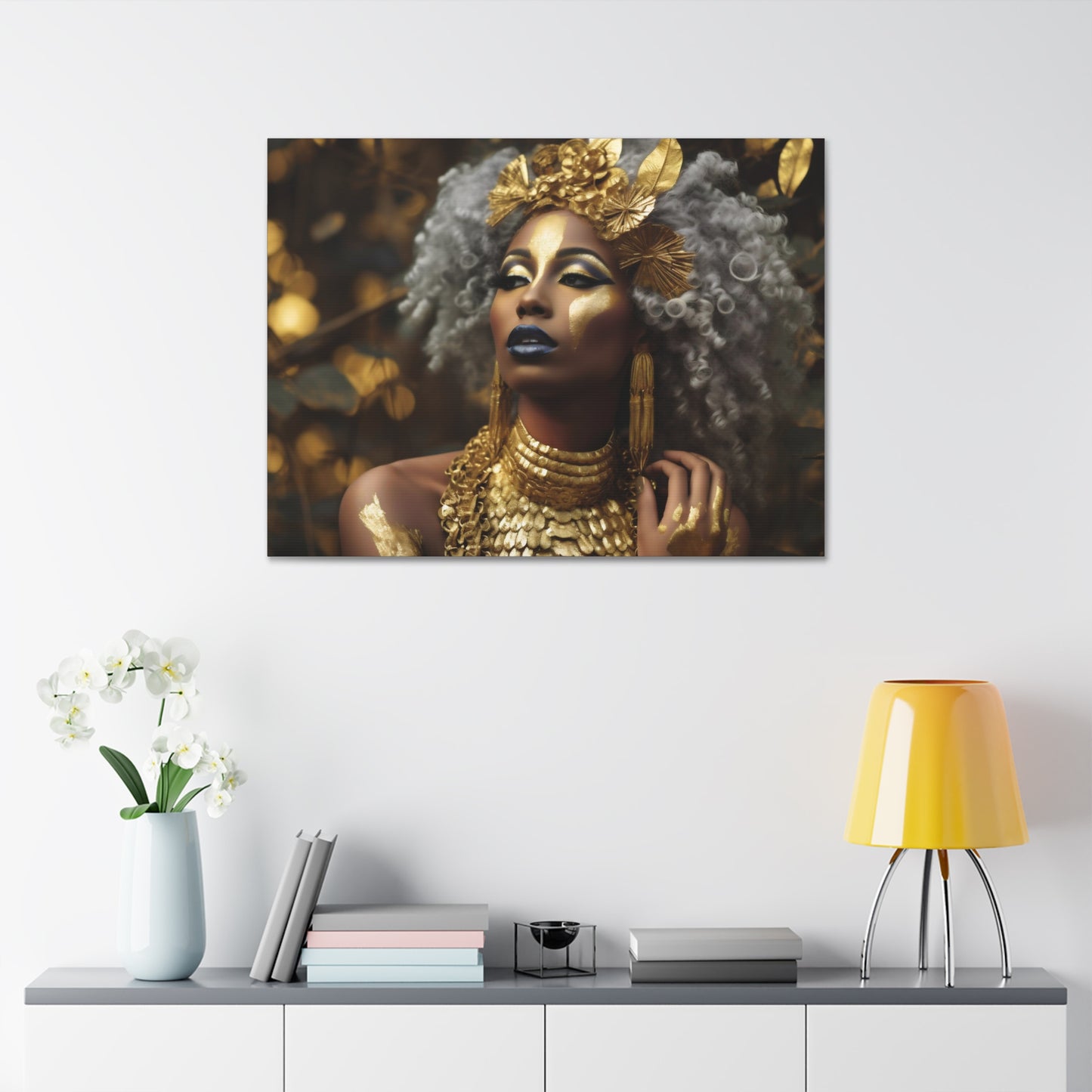 Sacred Metal Goddess Series #3 Canvas