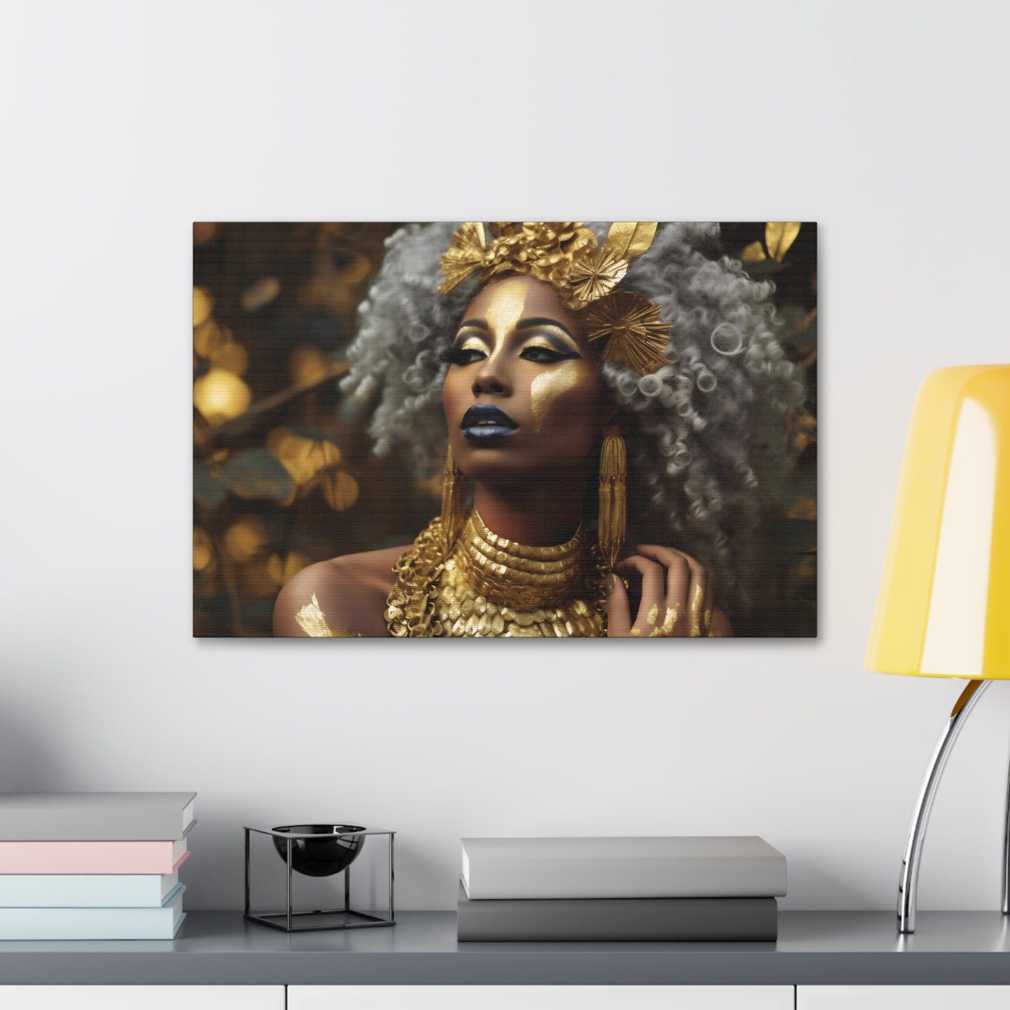 Sacred Metal Goddess Series #3 Canvas