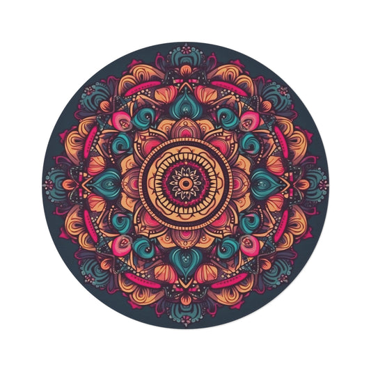 Mandala Round Meditation/Ritual Rug