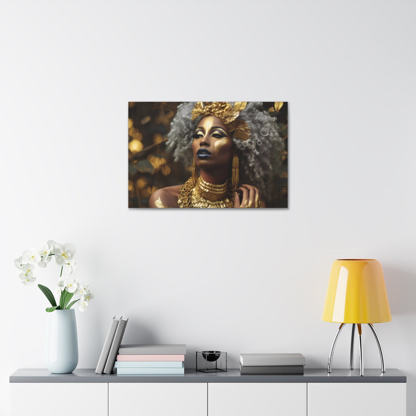 Sacred Metal Goddess Series #3 Canvas