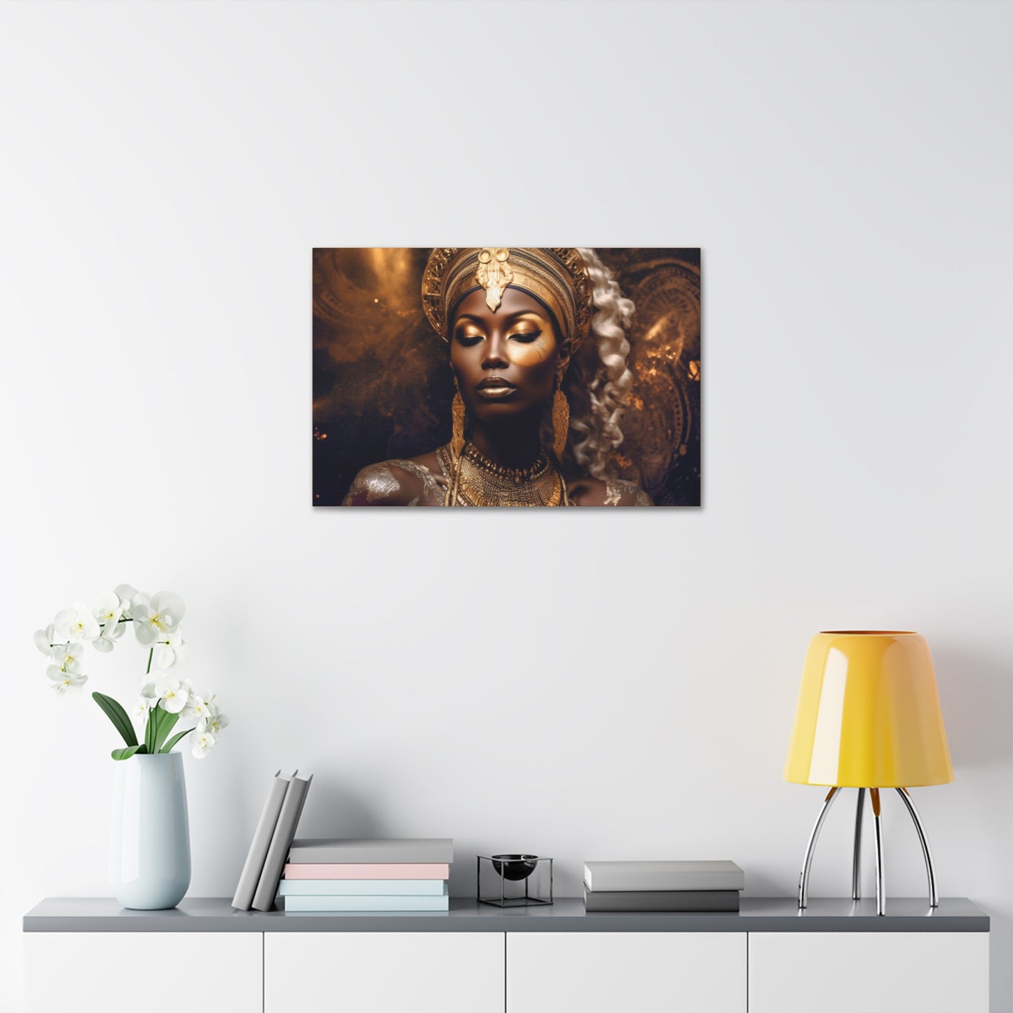 Sacred Metal Goddess Series #2 Canvas