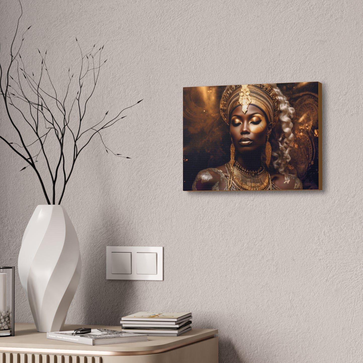 Sacred Metal Goddess Series #2 Canvas