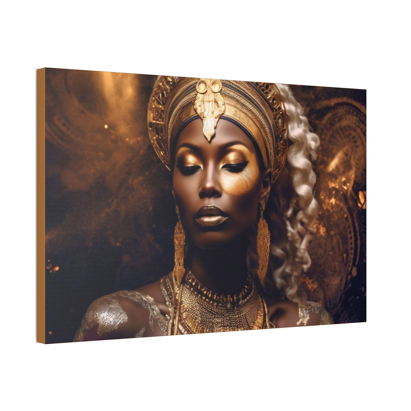 Sacred Metal Goddess Series #2 Canvas