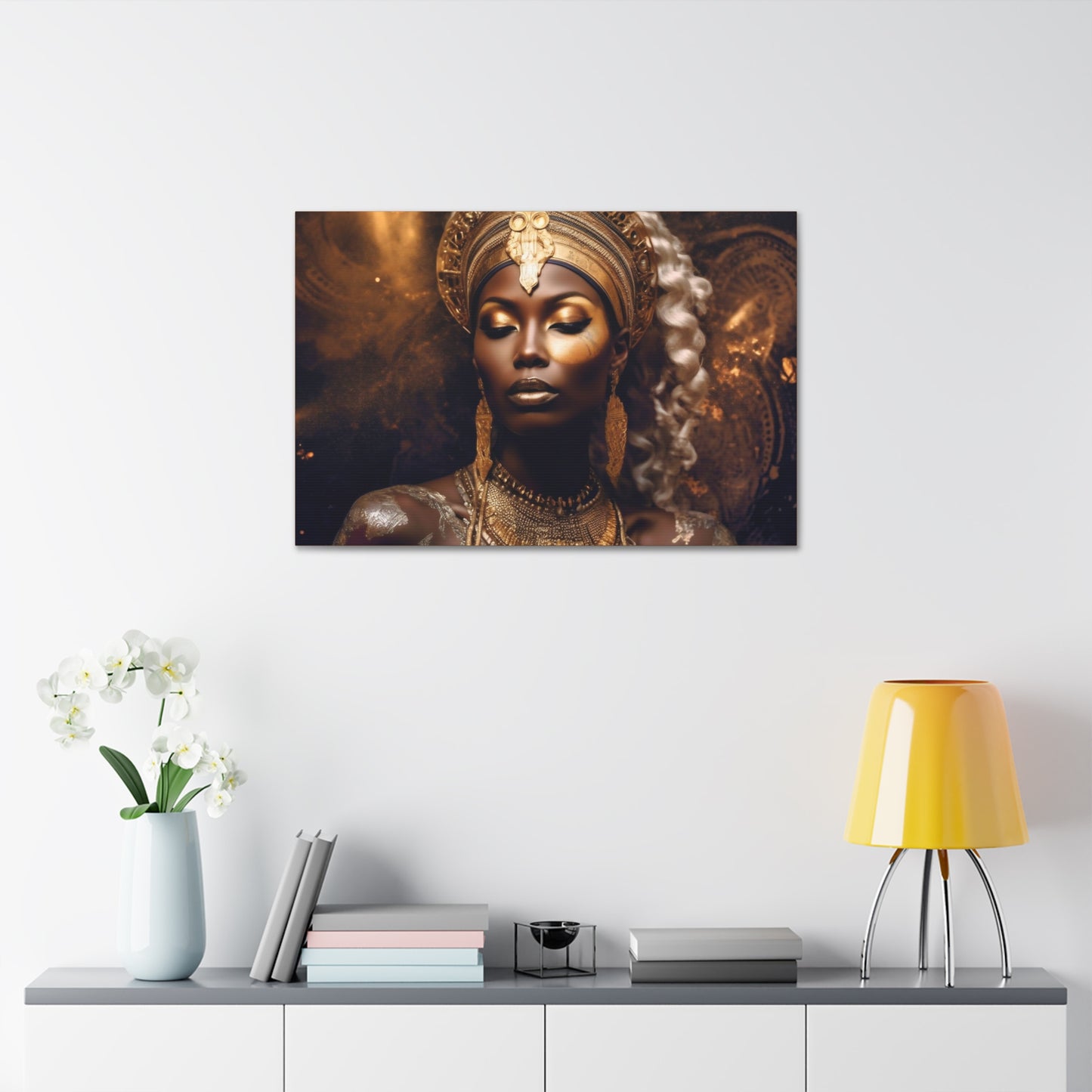 Sacred Metal Goddess Series #2 Canvas